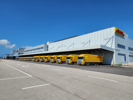 DHL 인천 화물터미널. DHL 코리아 제공